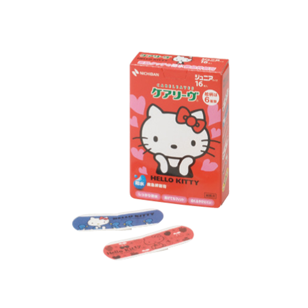救急絆創膏　ケアリーヴ　キャラクター　ハローキティ