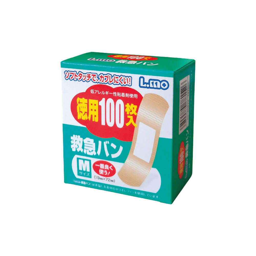 救急バン（救急絆創膏）　エルモ　Mサイズ　徳用１００枚入