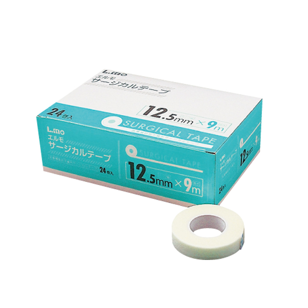 サージカルテープ　12.5mm×9m 24巻入 エルモ