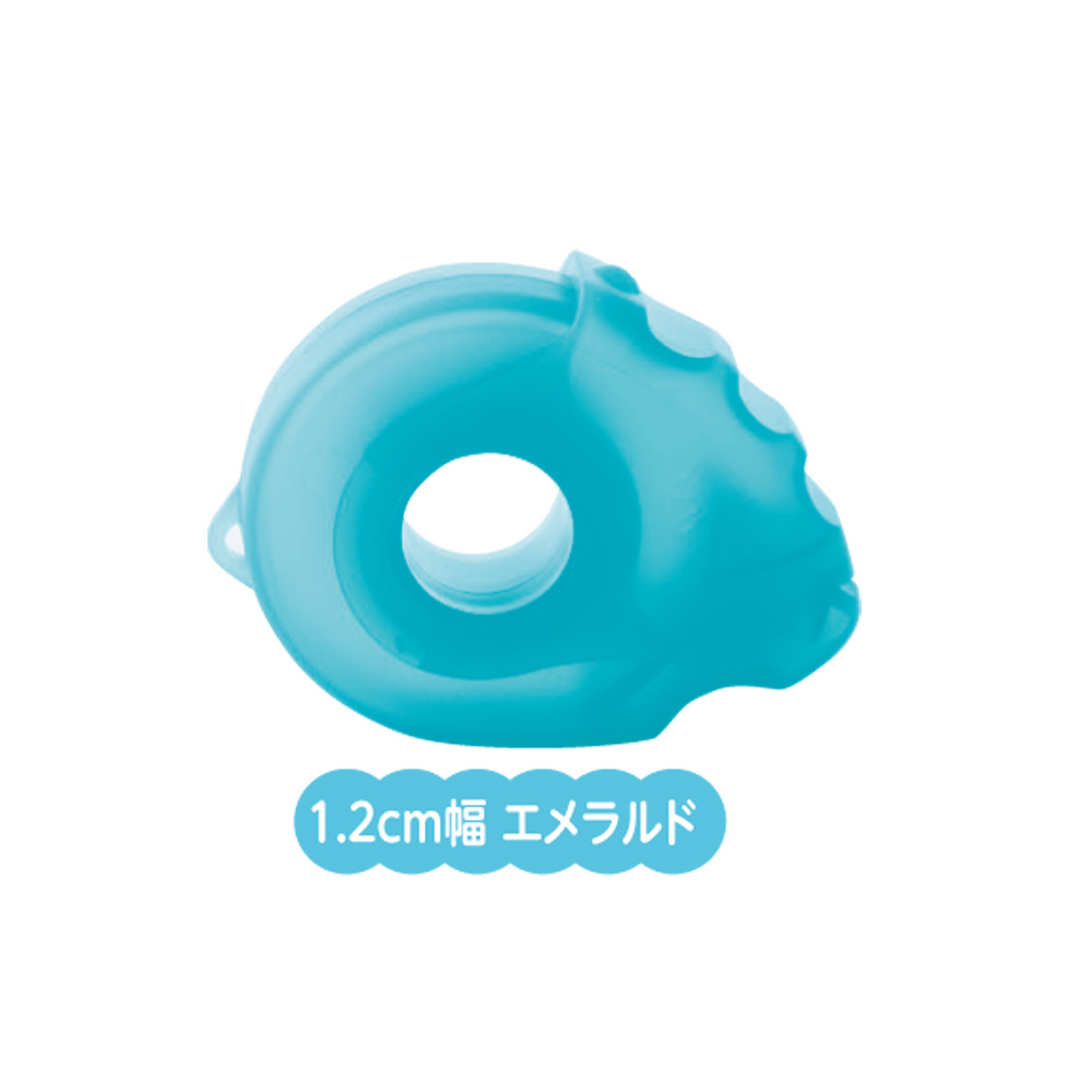 サージカルテープカッター　「きるる」1.2cm幅用　12EE エメラルド