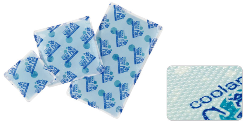 アイシング用冷却剤「スノーパック・クール」　Mサイズ(4個入)