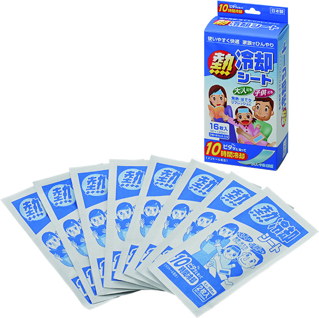 熱冷却シート(2枚入×8)　大人・子供共用