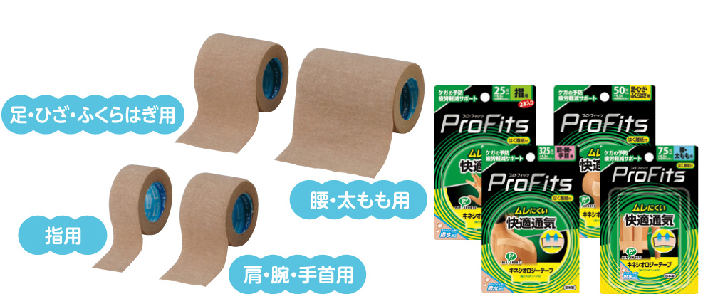 キネシオロジーテープ快適通気　37.5mm