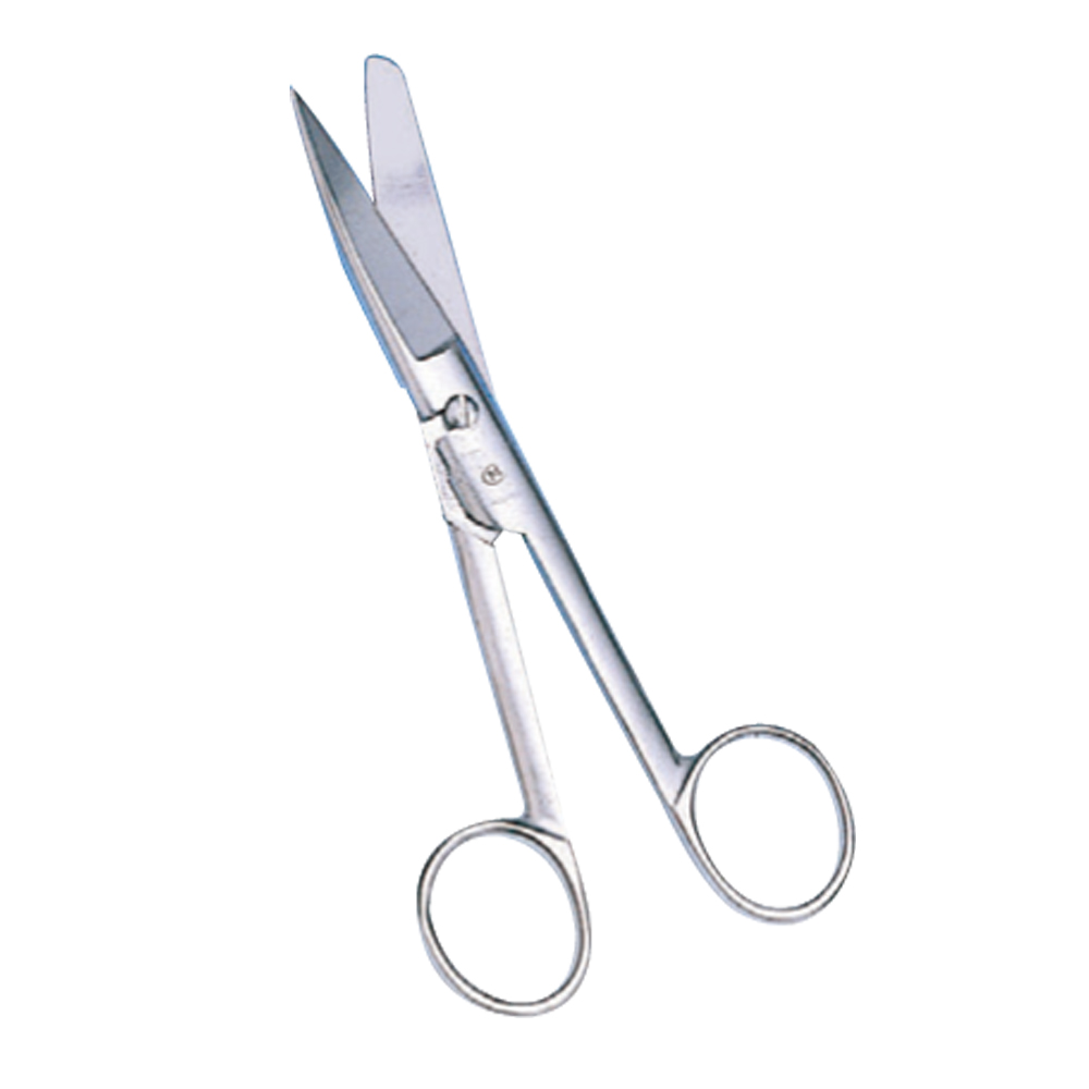 外科はさみ　曲  片尖　14.5cm