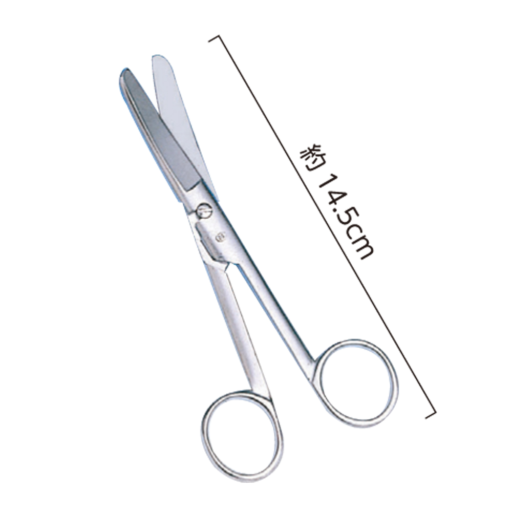 外科はさみ　曲  両丸　14.5cm