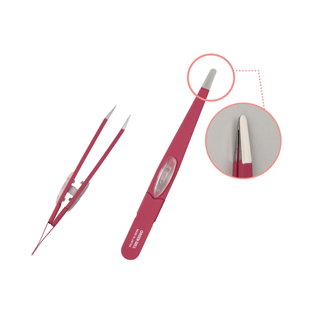驚きの毛抜　先丸タイプ　ローズ