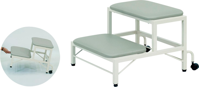 2段用ステップ　グレー