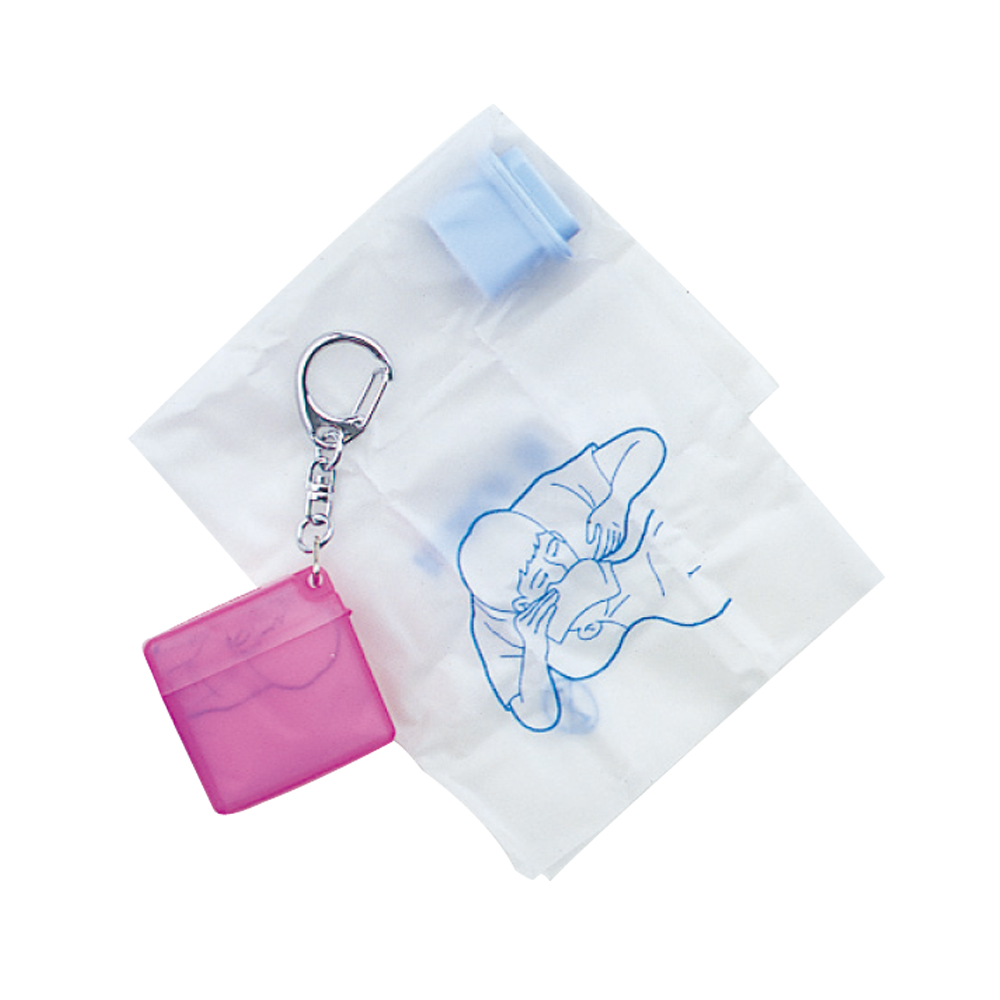 人工呼吸用補助具キーホルダータイプ　ピンク　1個