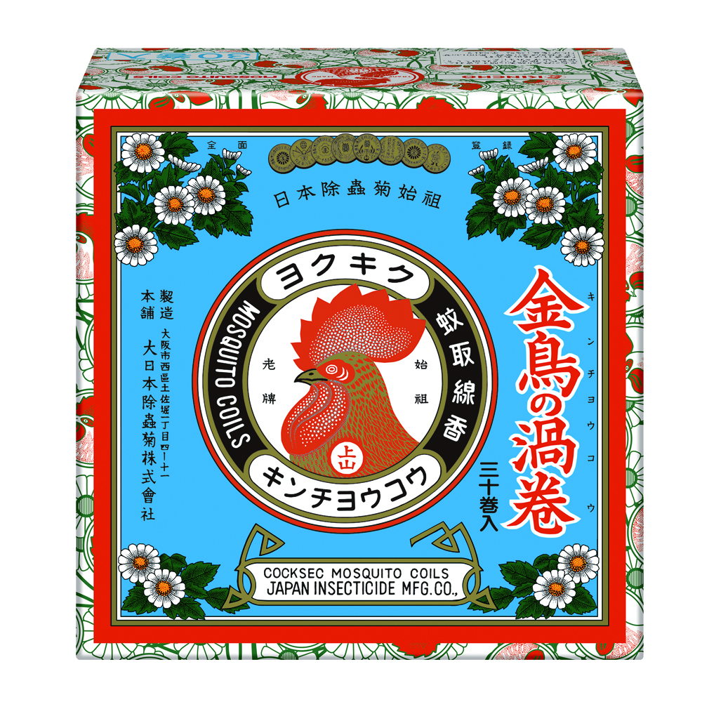 金鳥の渦巻 蚊取り線香　7時間用 紙函(30巻入)