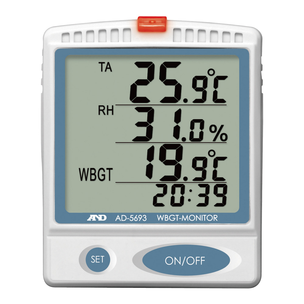 熱中症指数モニター　壁掛・卓上形　屋内用