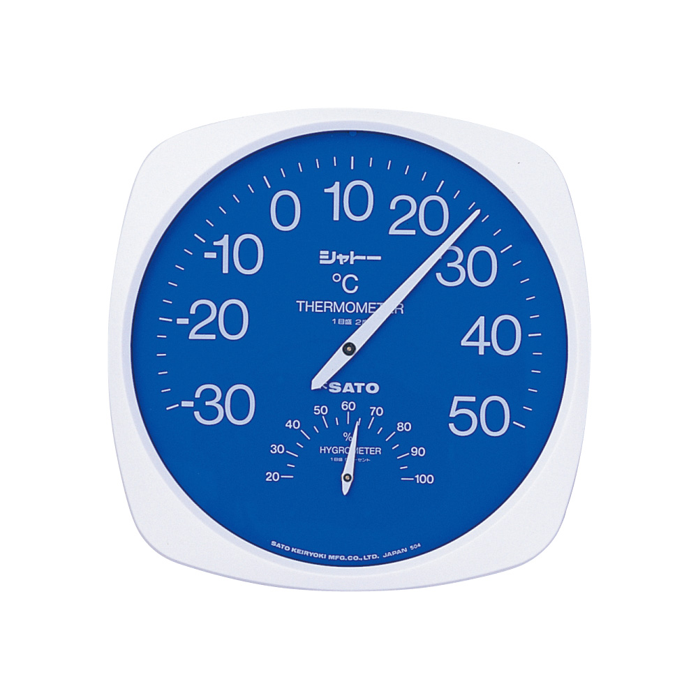 「シャトー」温湿度計