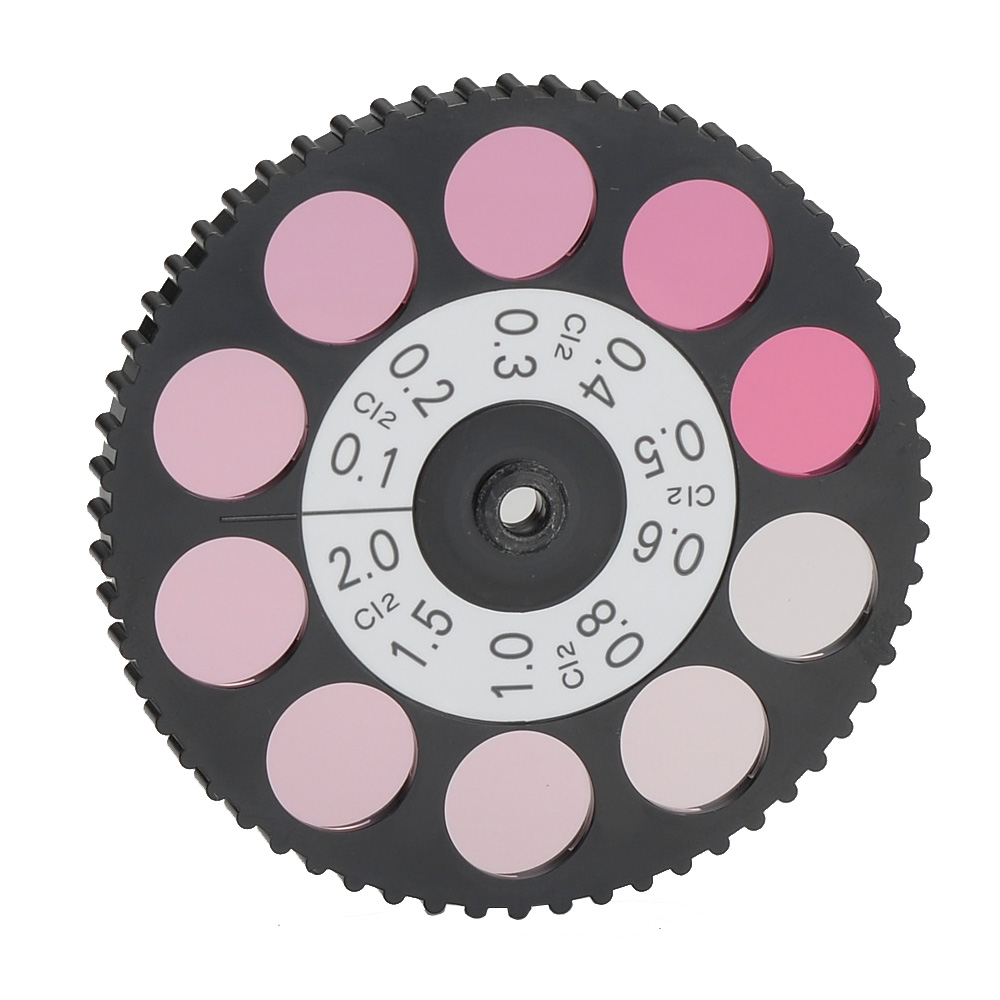 残留塩素濃度比色盤　NK型用DPD法