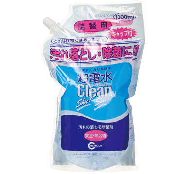 超電水クリーンシュシュ　詰替用 1,000ml