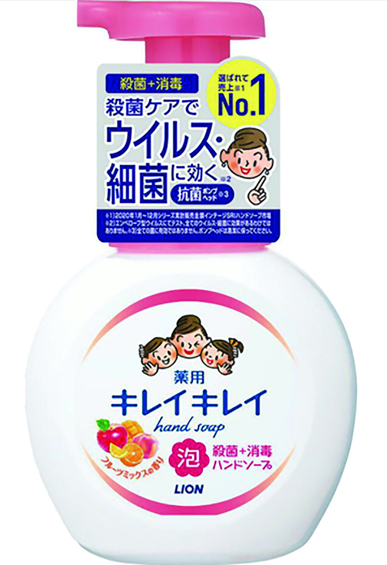 キレイキレイ　泡ハンドソープ　ルーツミックスの香り　250ml