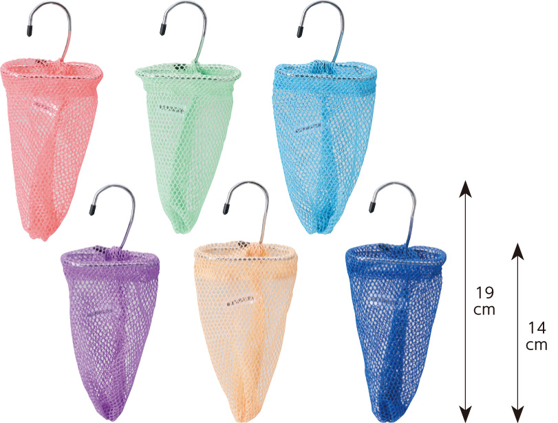 石けんネット（リングタイプ）6色セット　6色×２個