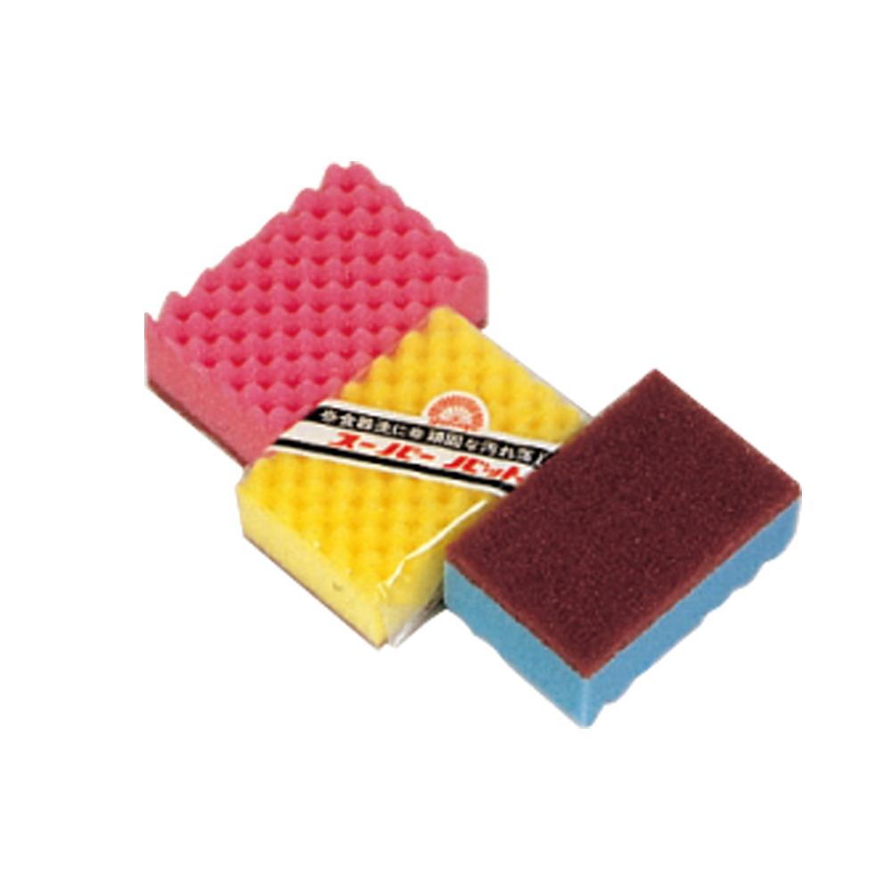 スポンジたわし（スーパーバット）　※色の指定はできません