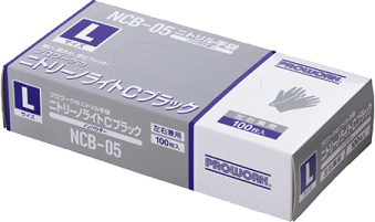 ニトリーノライトＣブラック　100枚入　Lサイズ　ノンパウダー