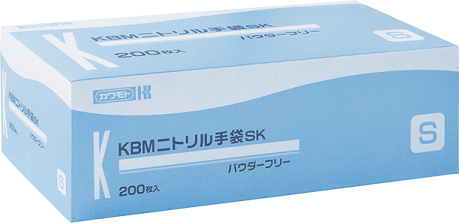 KBMニトリル手袋ＳＫ　Sサイズ　200枚入