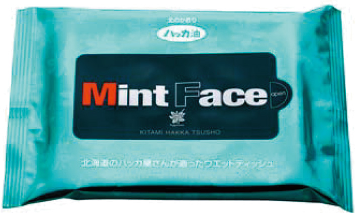 ミントフェイス(ウエットティッシュ)　20枚入