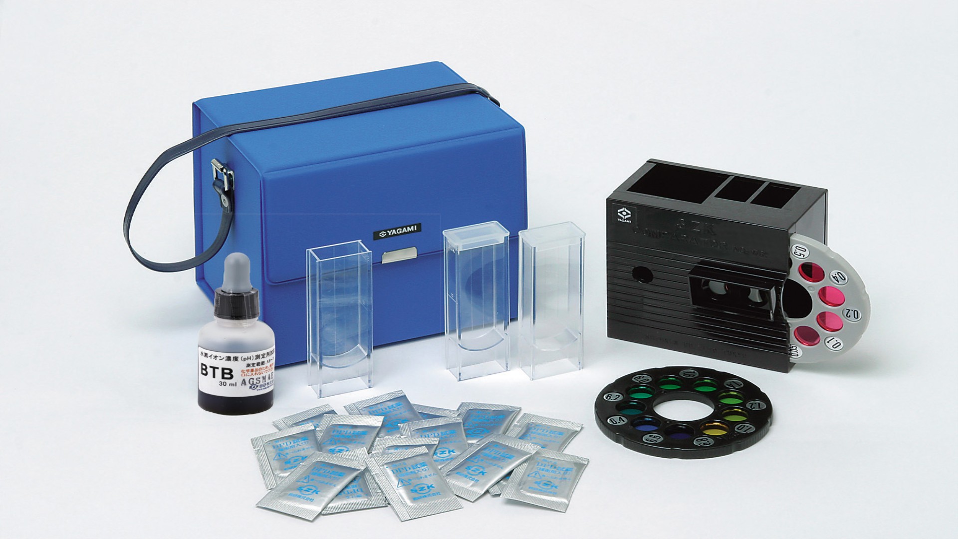 PH・遊離残留塩素測定器(DPD粉末分包用) PHD-1P