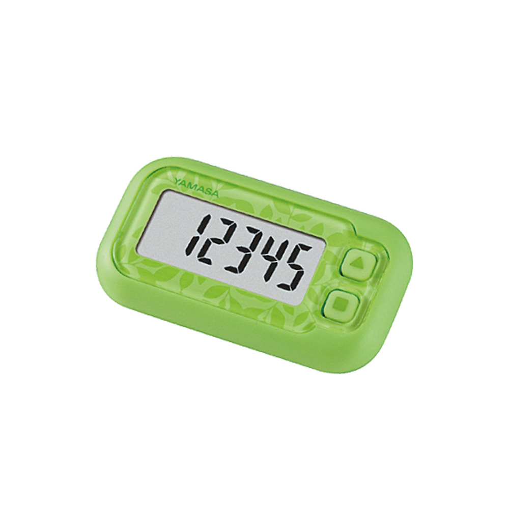 万歩計　らくらくまんぽ　グリーン