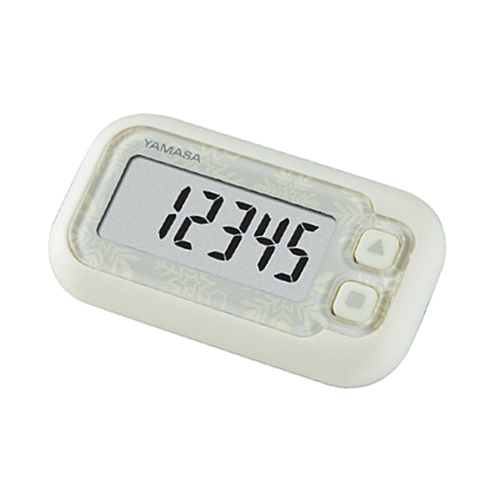 万歩計　らくらくまんぽ　ホワイト