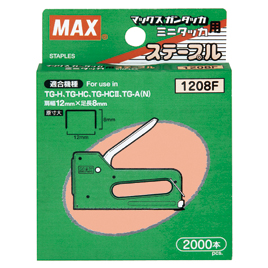 マックス　ミニタッカ用ステープル１２０８Ｆ