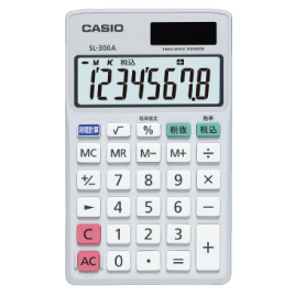 カシオ計算機　８桁電卓ＳＬ‐３００Ａ