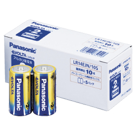 パナソニック　エボルタ乾電池　単２形（１０本パック）