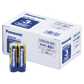 パナソニック　エボルタ乾電池　単３形（４０本パック）