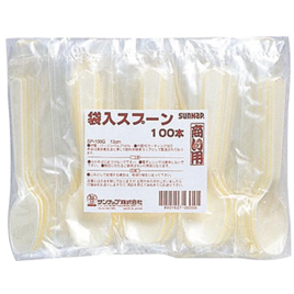 サンナップ　袋入りスプーン（１００本入）