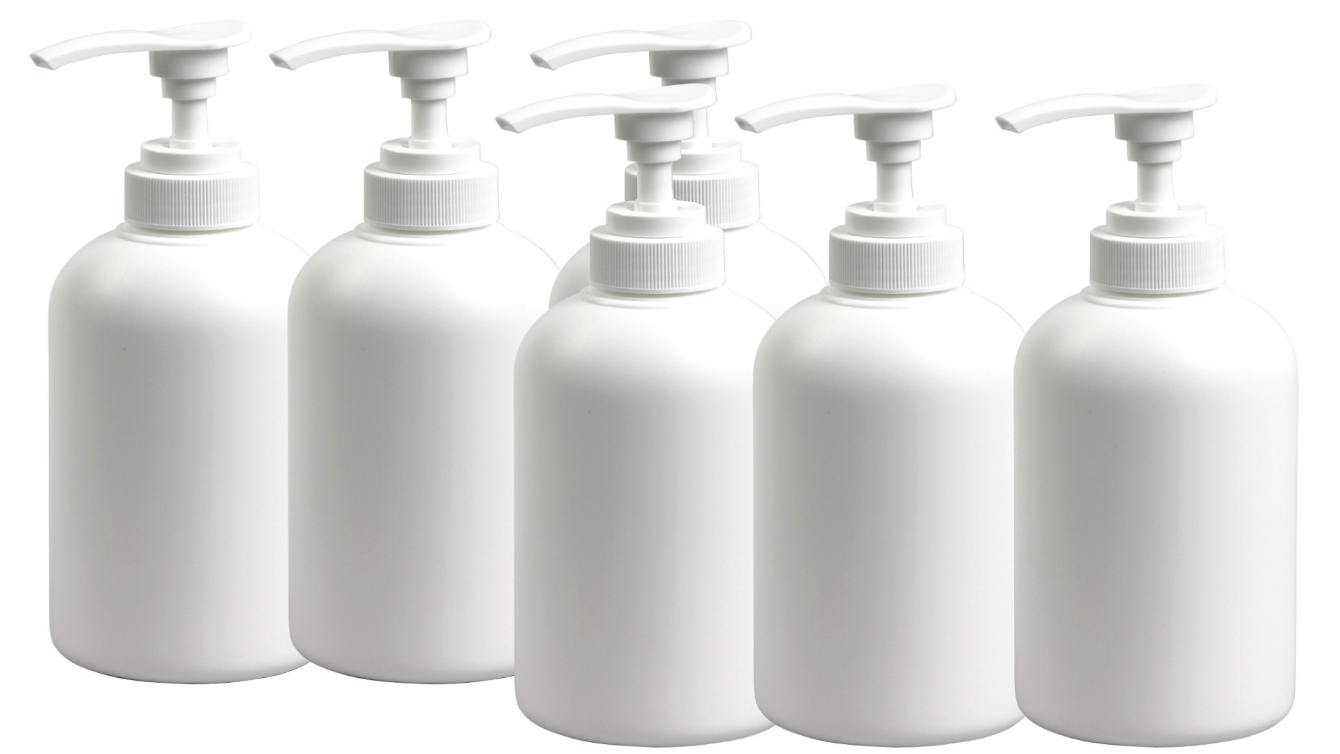 ポンプ付き空ボトル（液状タイプ）　500ml 6本組