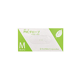 スムースPVCグローブ（パウダー付）　M 100枚入