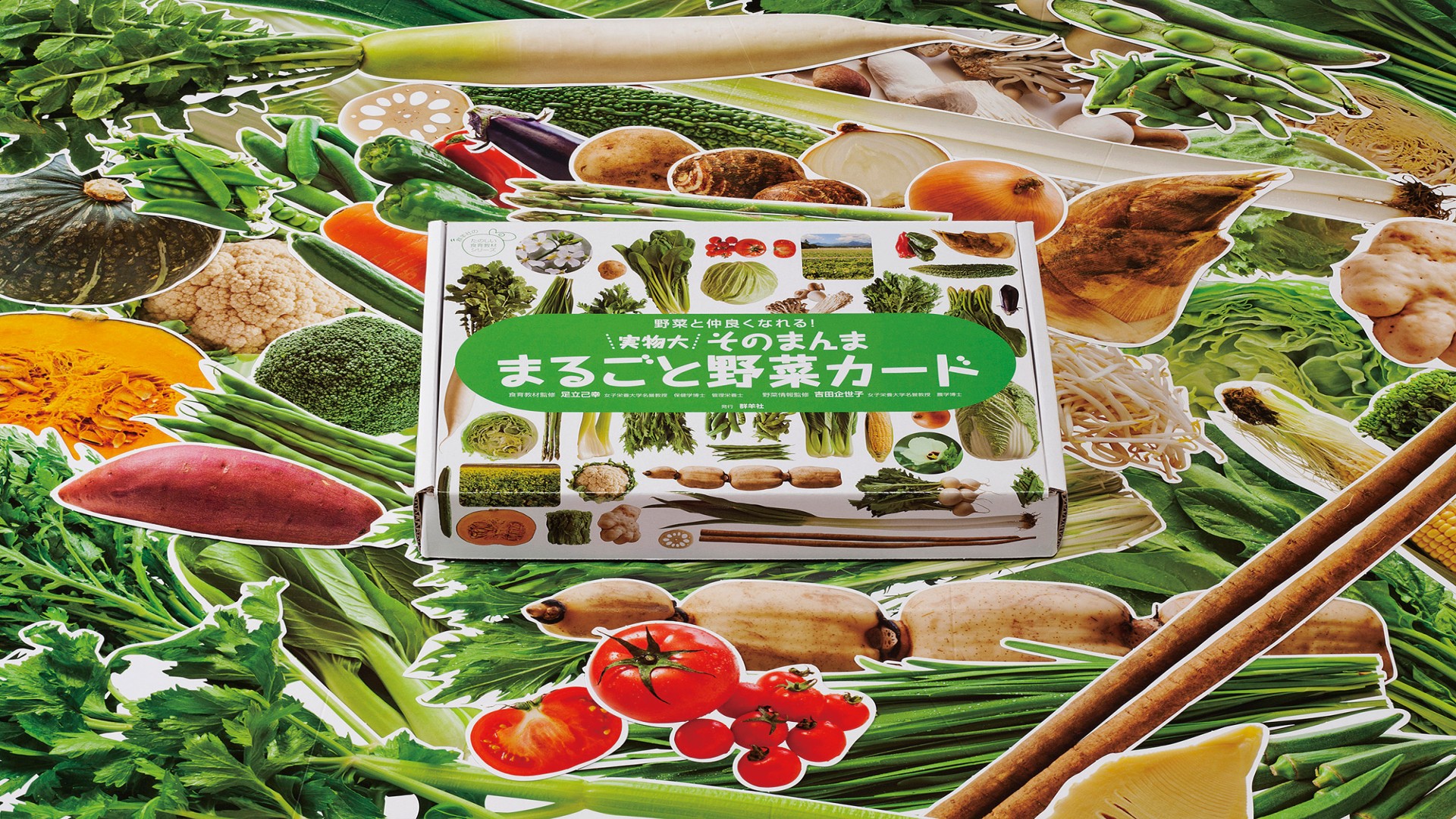 実物大・そのまんままるごと野菜カード