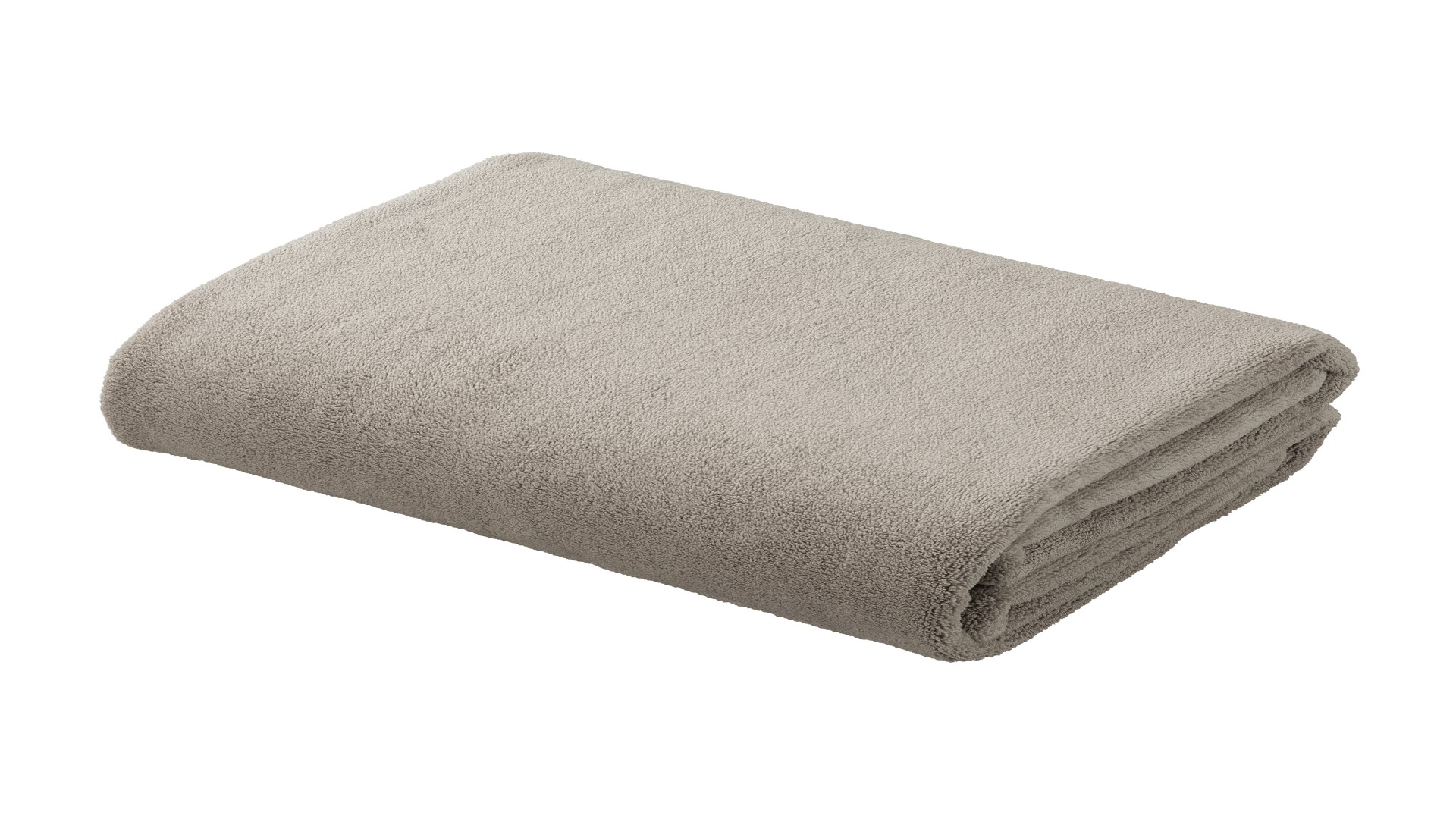 マイクロファイバーバスタオル 60×120cm 2枚組 グレー