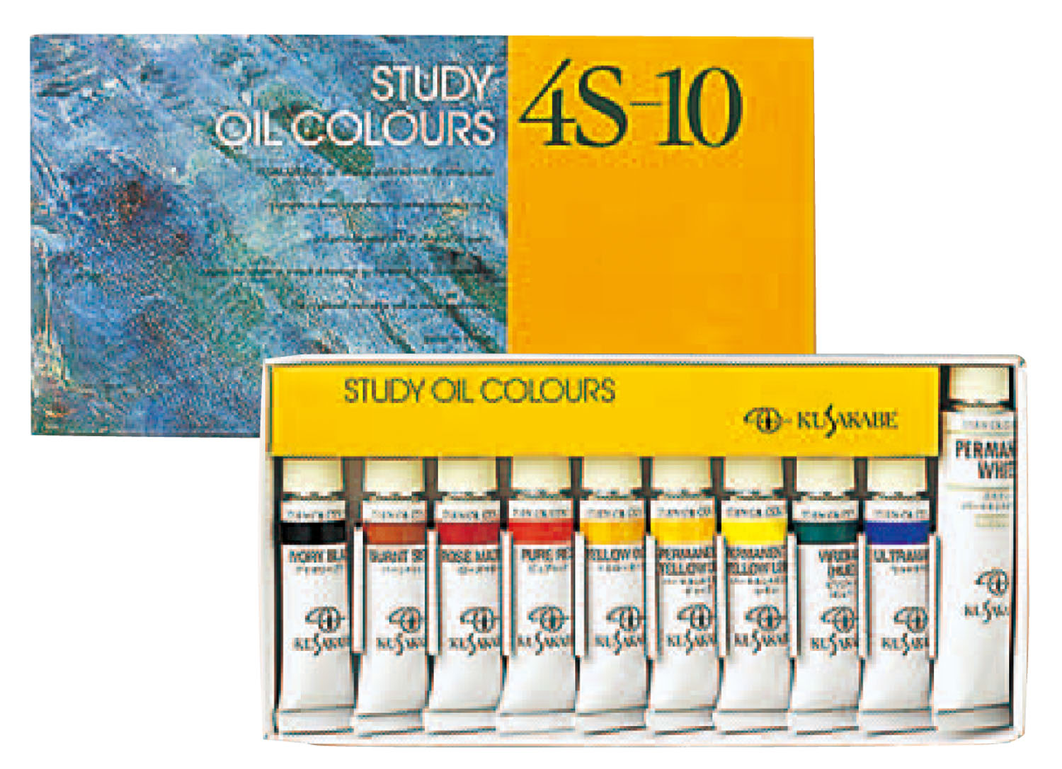 クサカベ　習作用油絵具10ml　10色セット　4S-10