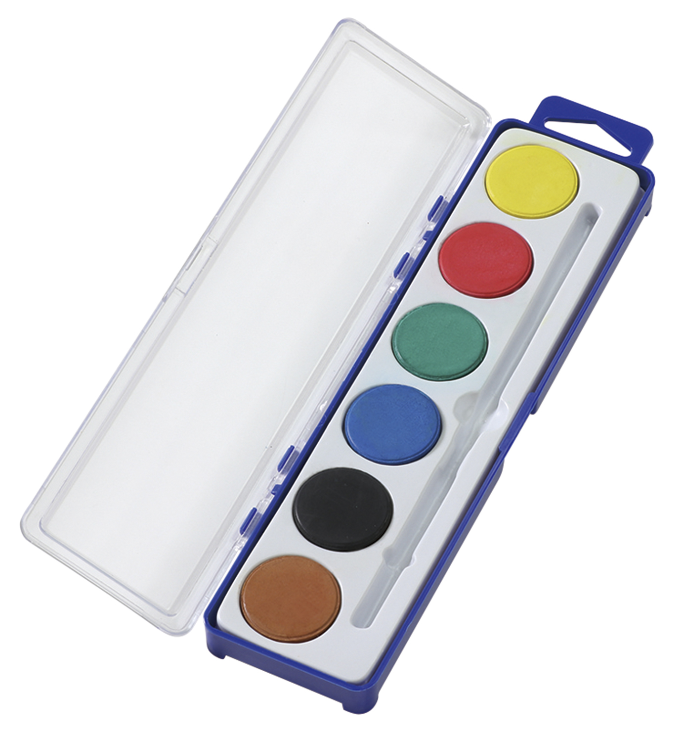 固形水彩絵具　6色セット　ハード