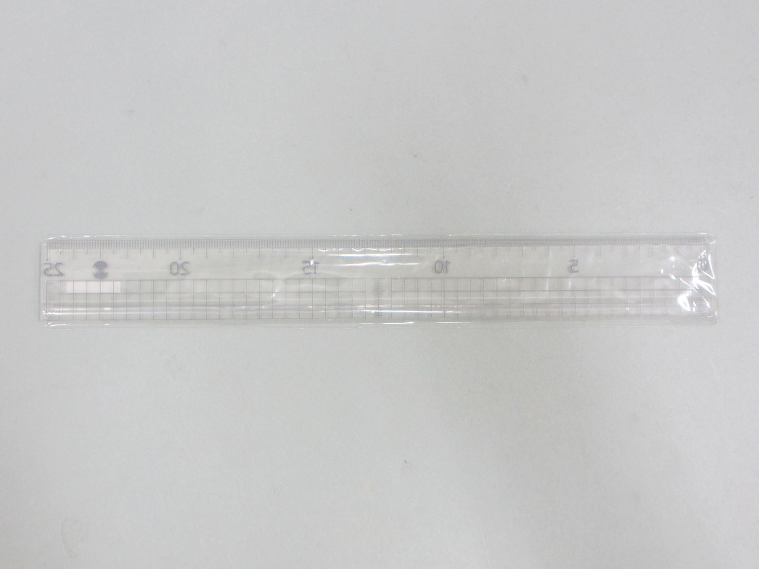 ターナー　アクリル製溝付定規　25cm