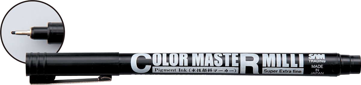 S.M　カラーマスター　ミリ　0.5mm　ブラック
