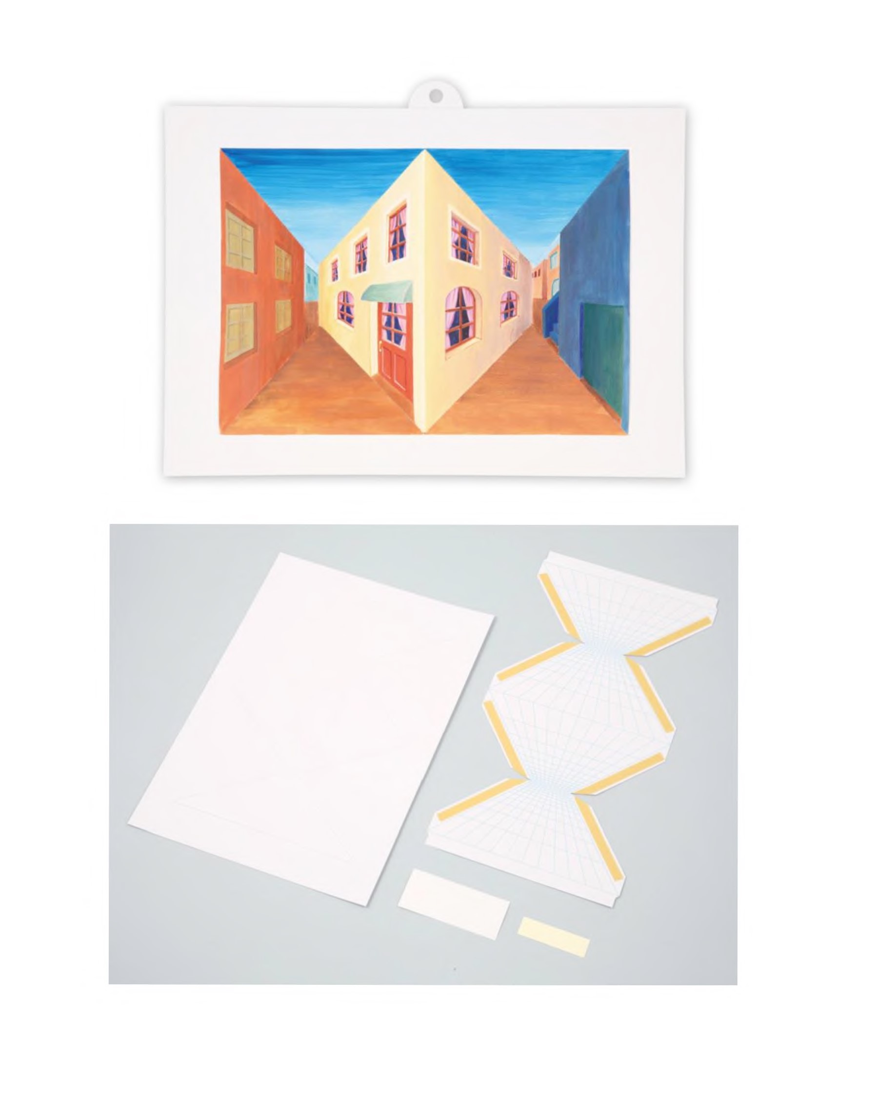 立体トリック絵画