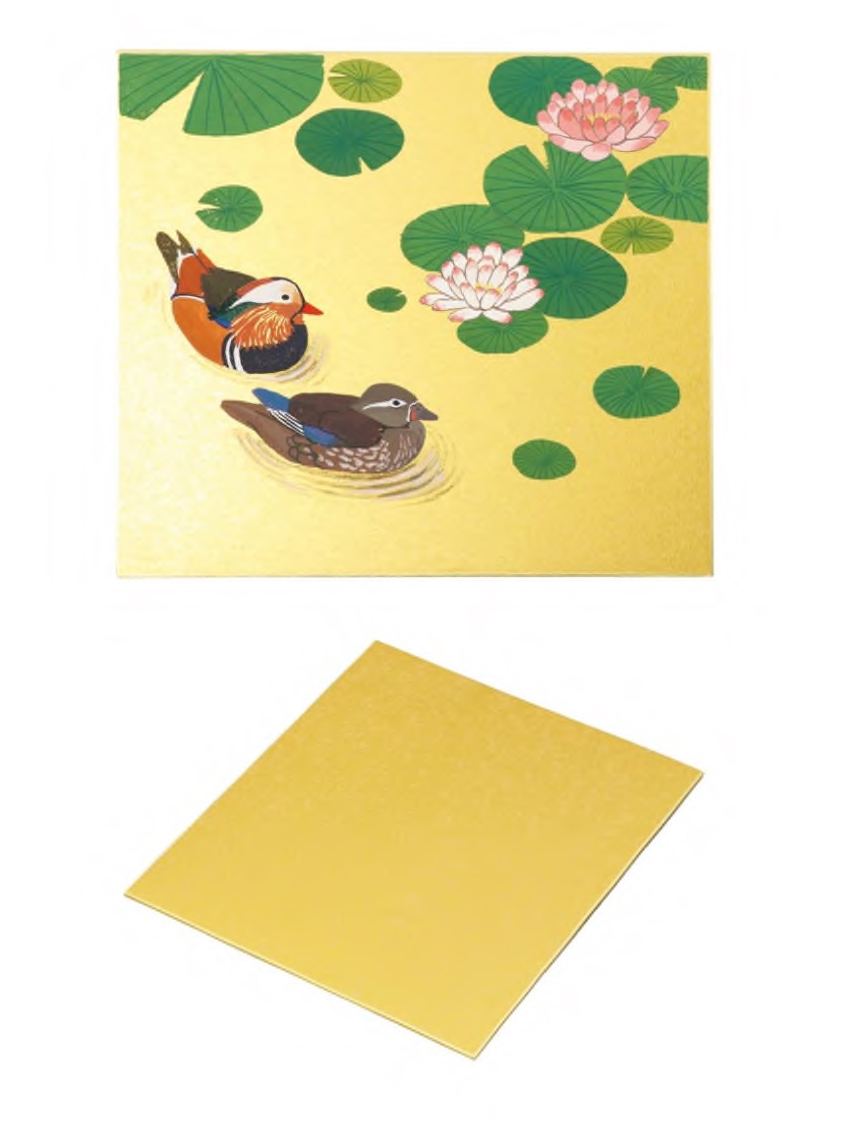 金の色紙