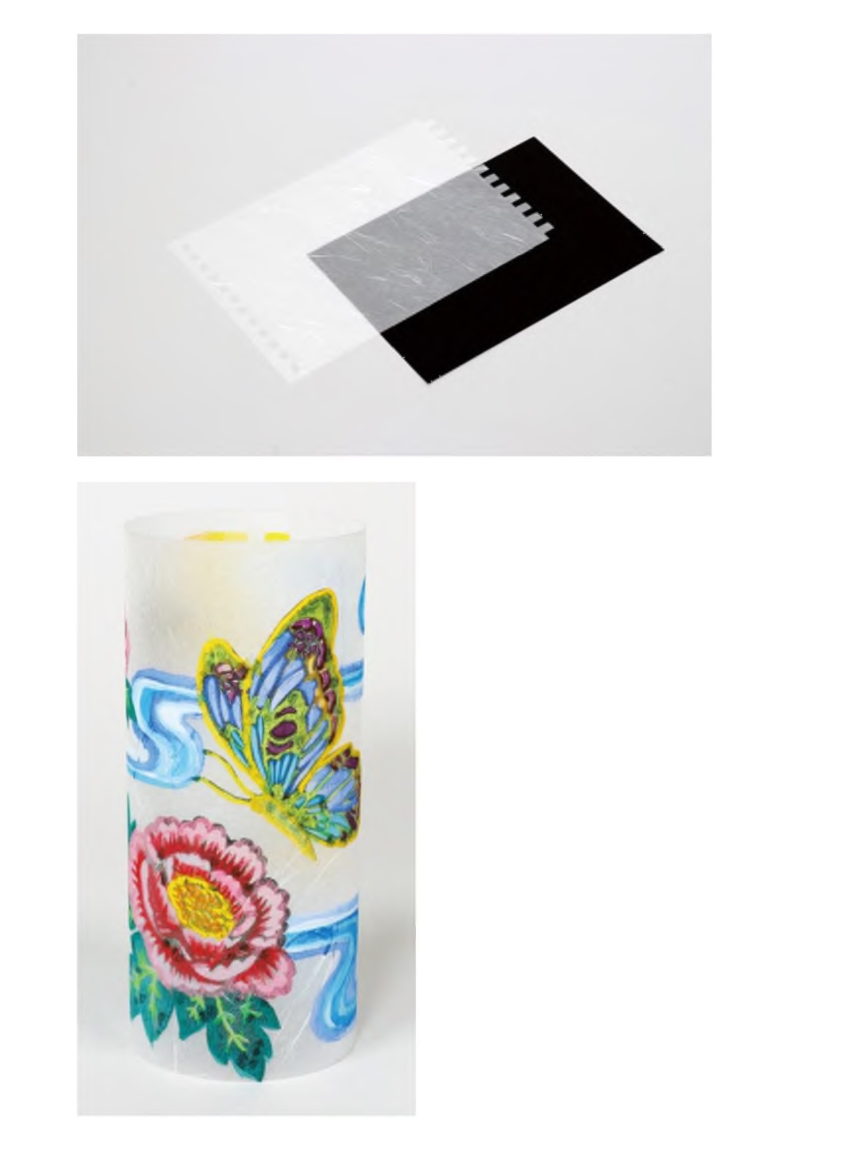 簡単和紙アート