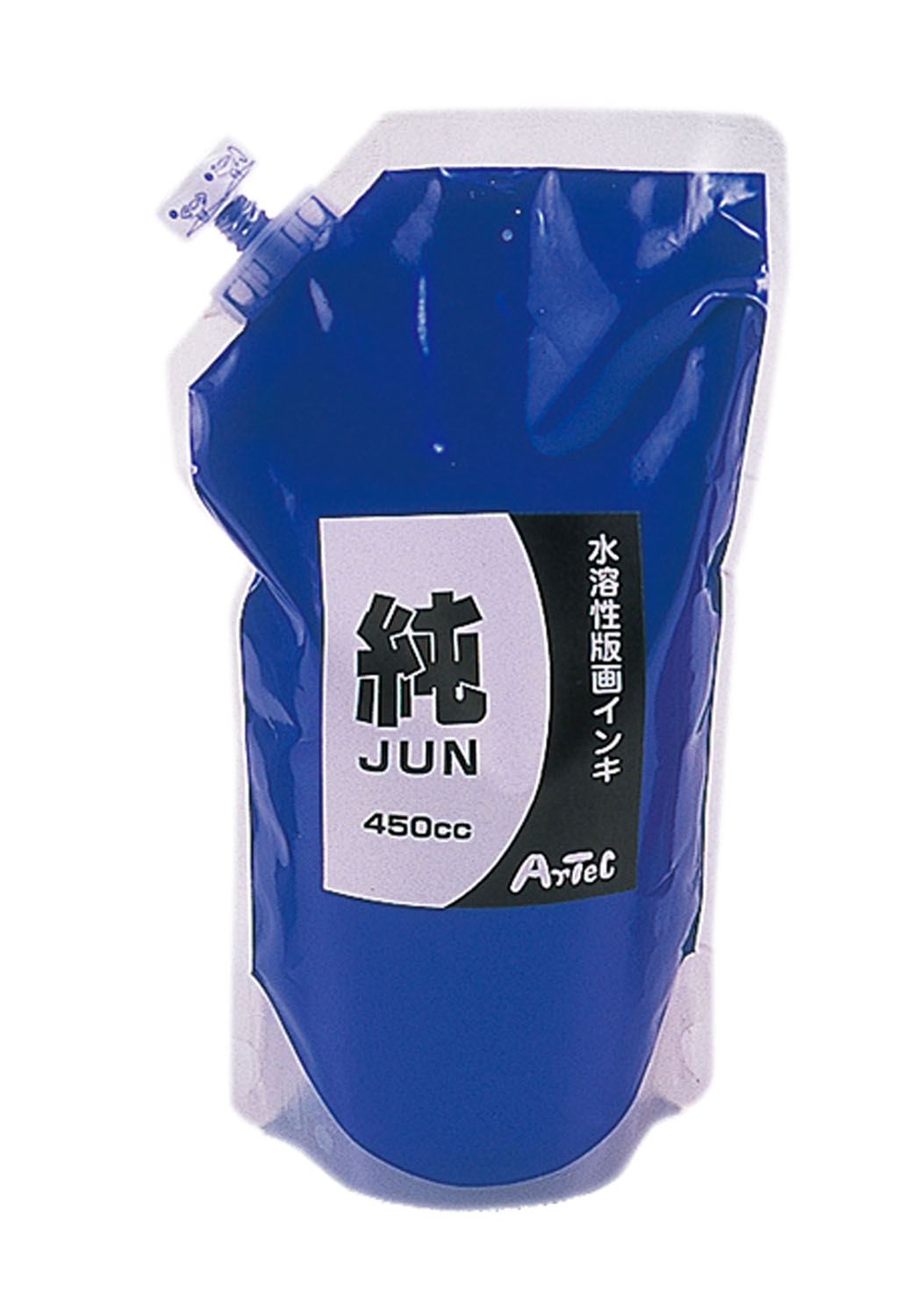 水溶性カラー版画インキ　450cc「純」　青