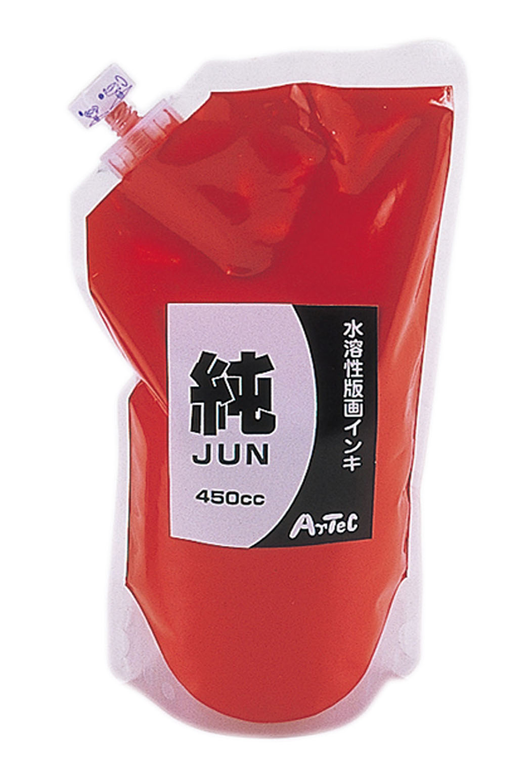 水溶性カラー版画インキ　450cc「純」　赤