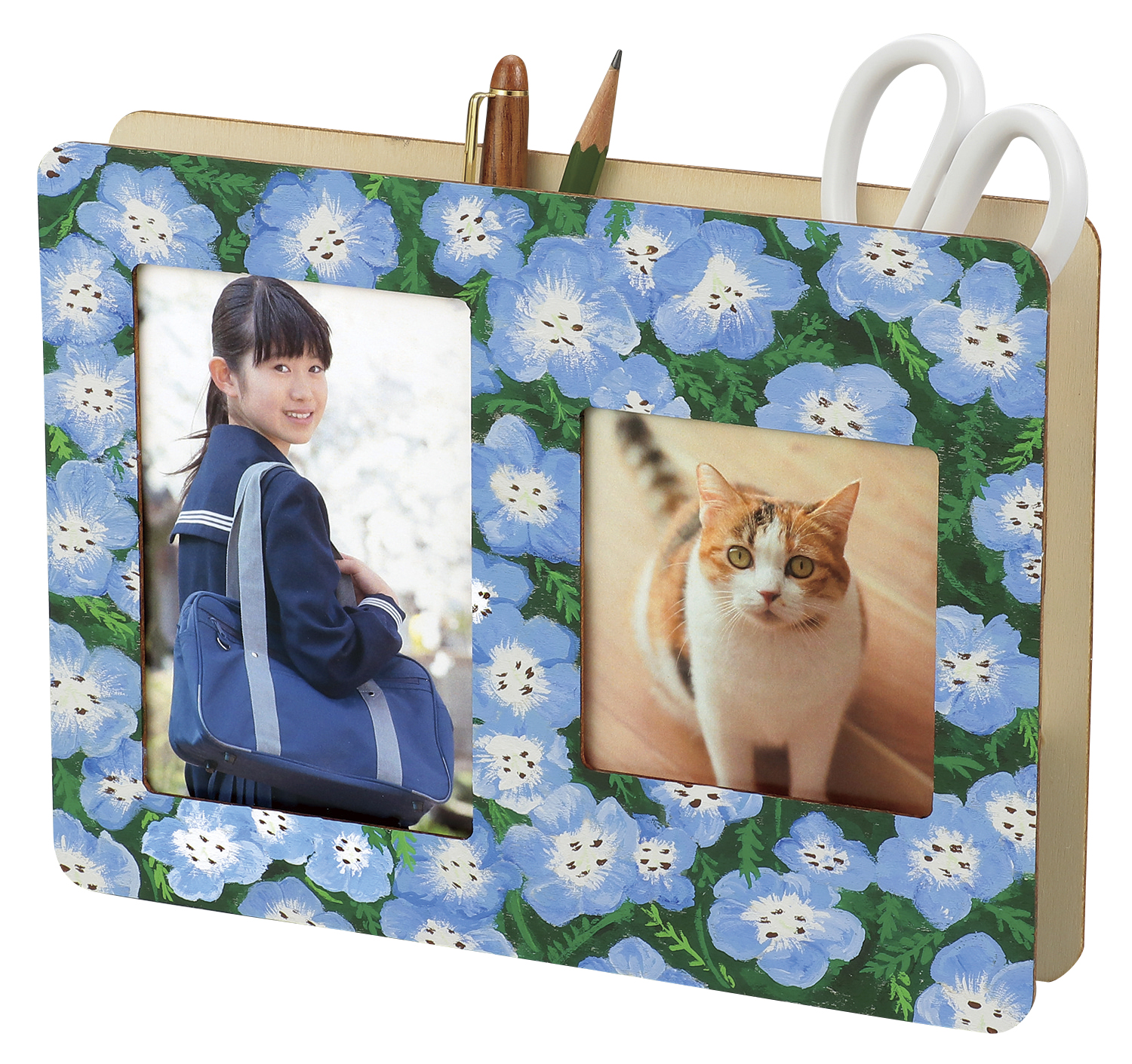 木製小物入れ　２ポケット