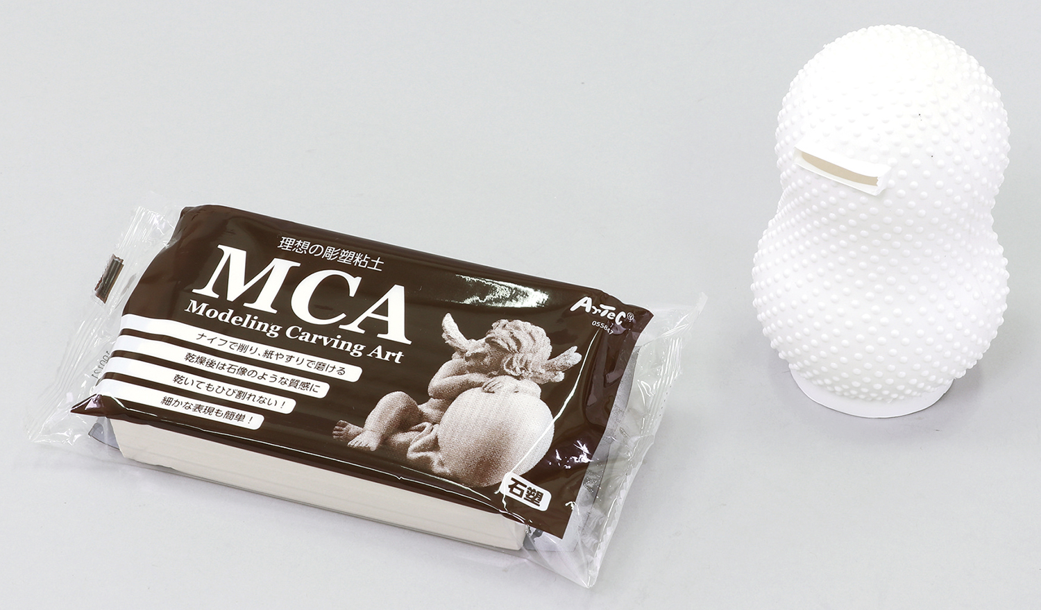ねんどの貯金箱芯材　MCA(石塑粘土)付