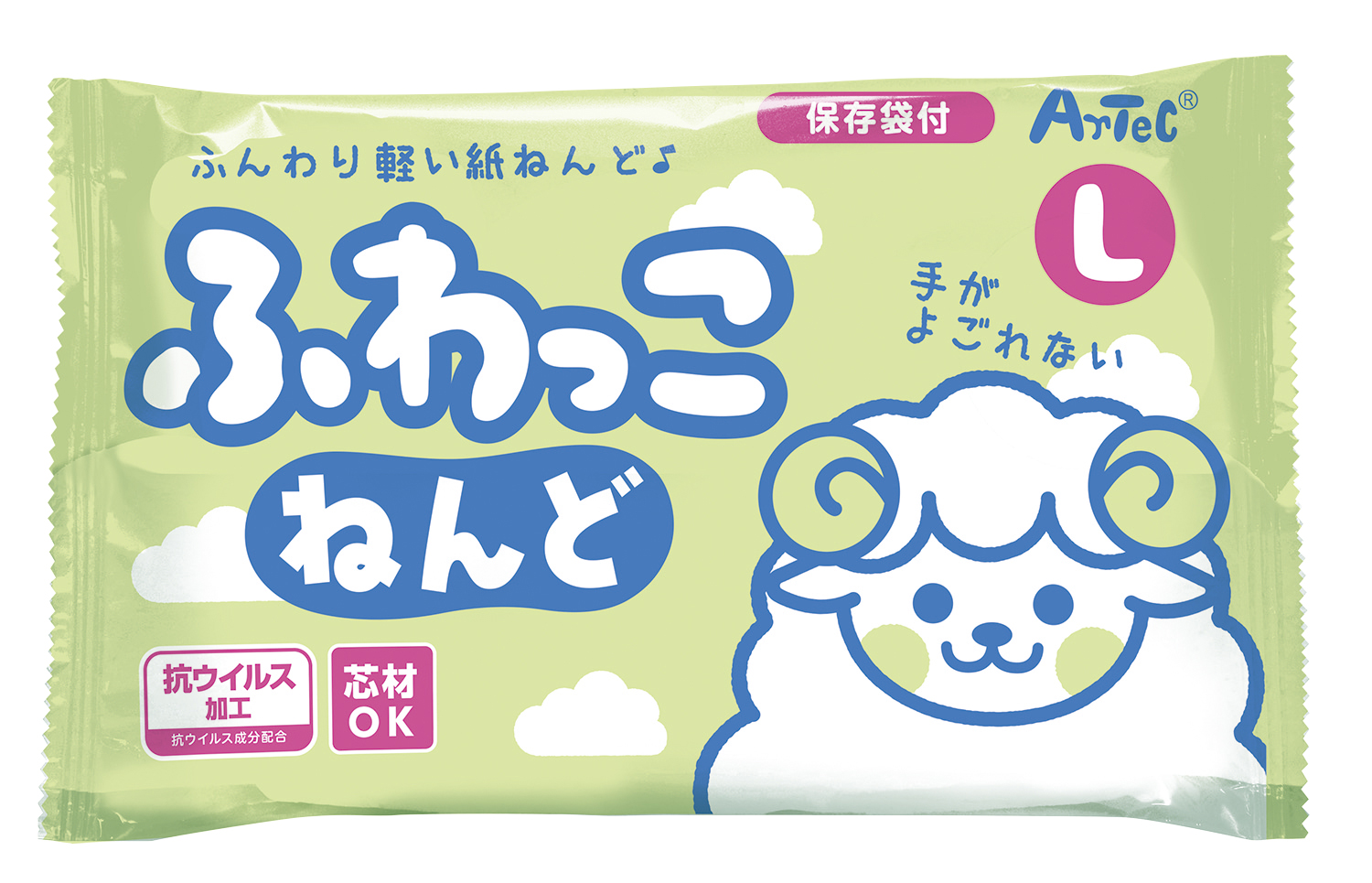 超軽量粘土　ふわっこねんど　L
