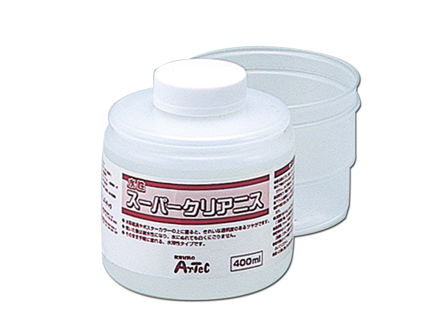スーパークリア　400ml　水性つやだしニス