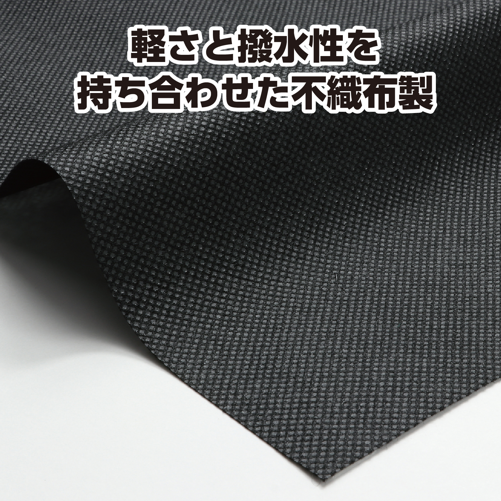 カラー不織布　10m巻　黒
