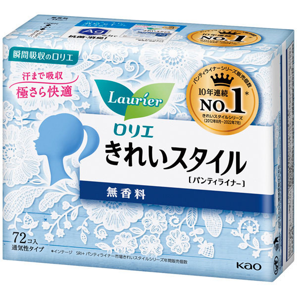 ロリエ　きれいスタイル無香料　７２枚